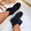 FLUFFY UGIE BOOT 8-510 - BLACK