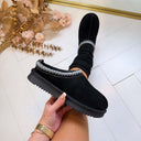 REAL LEATHER PANTOFFEL 2521 - BLACK