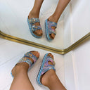 PRETTY GESP SLIPPER LX-9631 - BLAU