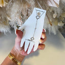 OPEN KLAVER HAND CHAIN B1092 - SILVER