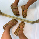 GUESS LOGO SANDAAL FLPLOESU03