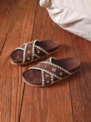 HEELAL SLIPPER GQ8-086 - BROWN