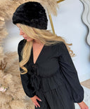 GUESS CECILIA FUR CAP W4BZ40WGU30 - JBLK