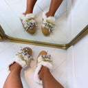 STRIKJES PANTOFFEL LT33-96 - BEIGE
