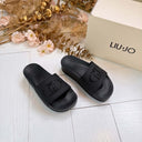 **LAATSTE MAAT 35** LIU JO SLIPPER MYKONOS 01 BA6077 EX028 - BLACK