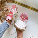 STEVE MADDEN POSSESSION-**G** SNEAKER - LT PNK/WHT