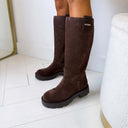 GUESS LOGO LAARS FLFL2YSUE11 - BROWN