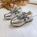 STEVE MADDEN AMPLE SNEAKER 9804 - SILVER/WHT