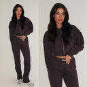 UNIQUE THE LABEL MOLLY PANTS CHARCOAL