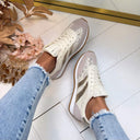 LACY SNEAKER 8-252 - BEIGE