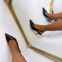 DEWI HEEL 100-531 - BROWN/PU**