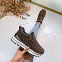 SPARKLING SNEAKER 21-Q119 - BROWN