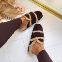STEVE MADDEN BOMB-SM PANTOFFEL 6024 - CHO BRN SUEDE