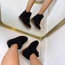 NEW WEDGE BOOT 7108* - BLACK