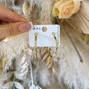 WAVE EARRING TT-0051 - GOLD