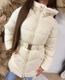 GUESS NEW IMMA LOGO MIDI WINTERJACKET W6BL50W4144 - G1E0 CREME