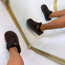 LAYLA PANTOFFEL SU012 - BROWN