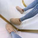 PLATEAU LACE SNEAKER PC308 - BEIGE