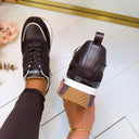 LIU JO MAXI WONDER 97 SNEAKER BF6005/PX310 - MOKA