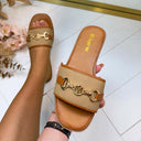 ZOE SLIPPER WS109 - CAMEL