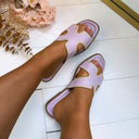 CHANNA SLIPPER GQ8-069 - PURPLE