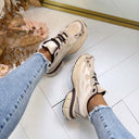 NEW SNEAKER C3965 - BEIGE