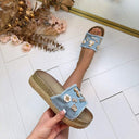 DETAIL BEDEL SLIPPER X02-PL - H. BLAU