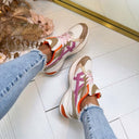 SUMMER SNEAKER 8-525 - ORANGE