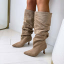 RAISSA SUEDINE HAK LAARSJE DES8101 - KHAKI/S