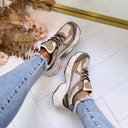 CHICA SNEAKER AD-165 - BROWN
