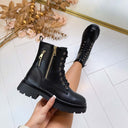 BOTTE À FERMETURE ÉCLAIR DES657 - NOIR