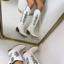 BEST-SELLER BOTTES COWBOY T-277 - BLANC