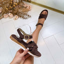 *ACTIE* ROMA SANDAAL LS398 - BROWN