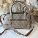 GUESS LEONA LOGO TRIPLE SATCHEL BAG SG991705