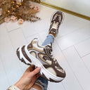 CHUNKY SNEAKER A88-229 - BRAUN