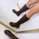 *SOLDES* BOTTES KIMMIE KA25-32 - COFFEE