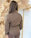 GUESS VIRGINIA FULL ZIP VEST V6BQ24K6744 - G1EA BROWN