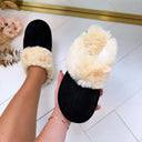 COZY PANTOFFEL FC-906/902 - BLACK/WHITE