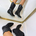 DIANA COWBOY STIEFEL CC2332 - SCHWARZ