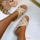 HEELAL SLIPPER GQ8-086 - BEIGE