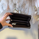 VALENTINO BAGS ARCHI ZIP WALLET VPSAF0155 - CAFFE