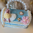 TWEET CHARM BAG E-1 - BLUE
