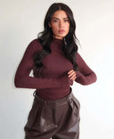 UNIQUE THE LABEL SARA BODY BODYSUIT MARRON