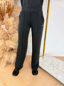 GUESS OLYMPE STRAIGHT PANTS V6YB18K4315 - BLACK