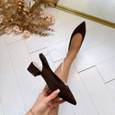 SUEDINE HAKJE AQ215 - BROWN