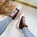 PLATEAU DETAIL SNEAKER LS-680 - BROWN