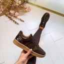 DWRS MIRABEL VERNIZ SNEAKER B11548-22 - DARK BROWN