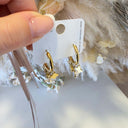 CLOVER CHARM EARRING EH1150 - GOLD