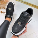 GUESS BLACK SNEAKER FLFBRTELE12