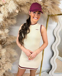 GUESS SOMMER KURZES KLEID V6GK04Z0648 - G1V1 TAUPE